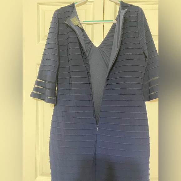 Adrianna Papell Blue Dress size 14 - Picture 3 of 4